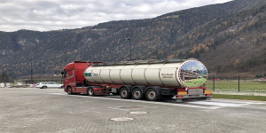 LKW-Waage beim Milchabfüller