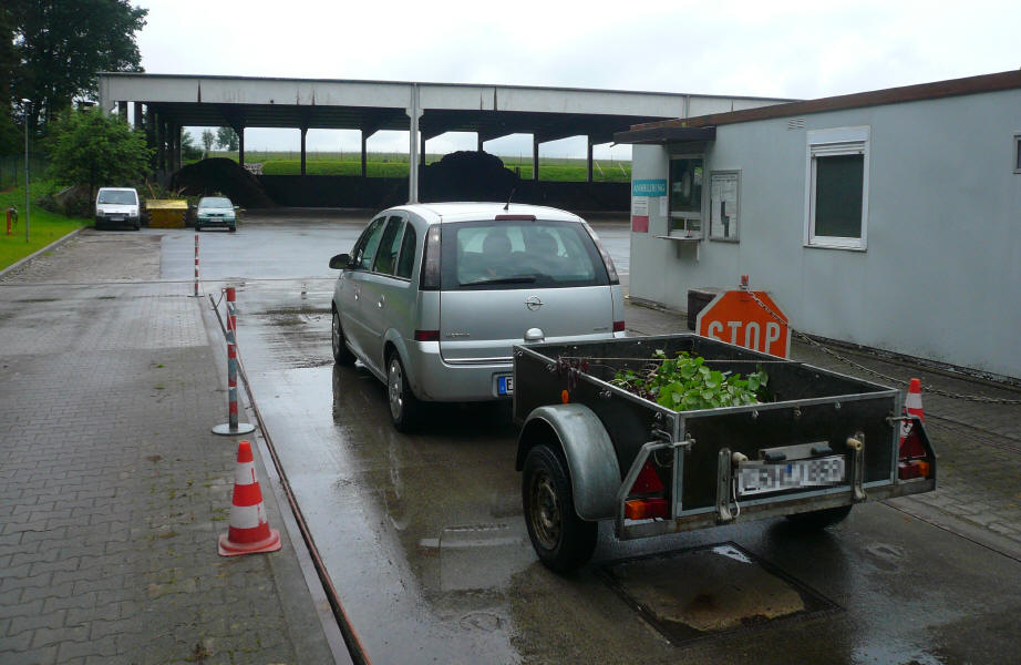 Nummernschilderkennung im Kompostierbetrieb